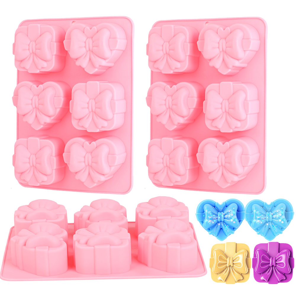 Candle Making Wax Melter - مربع شكل قلب قالب من السيليكون