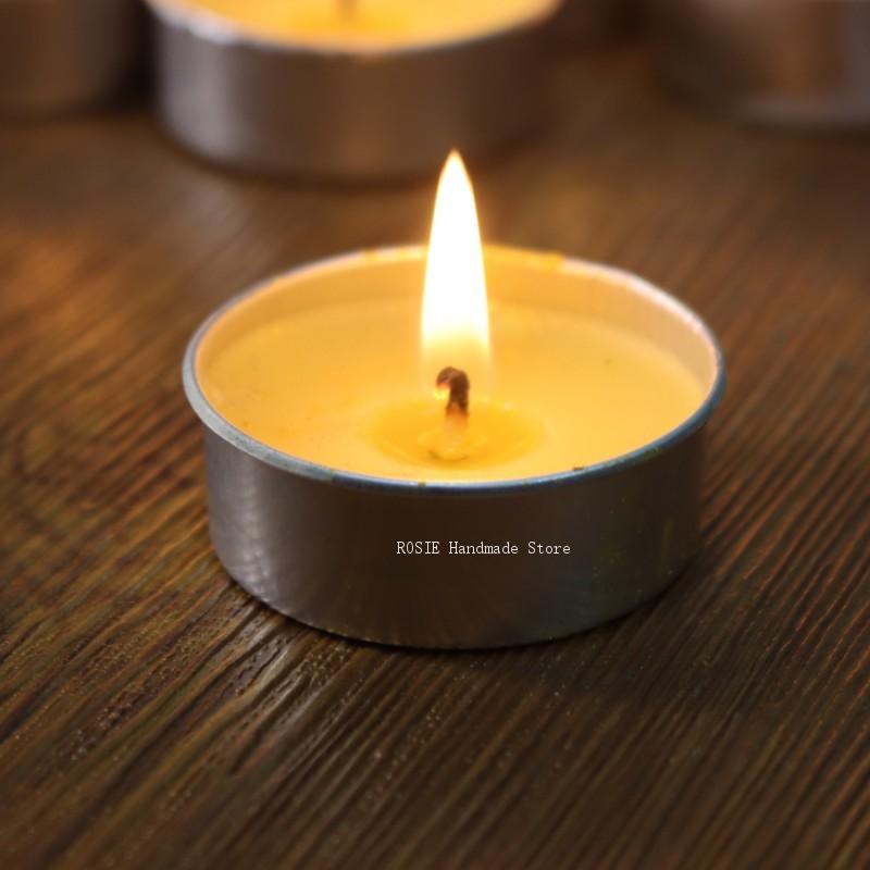 Candle Making Wax Melter - علبة شمع شاي دائرية من الألومنيوم