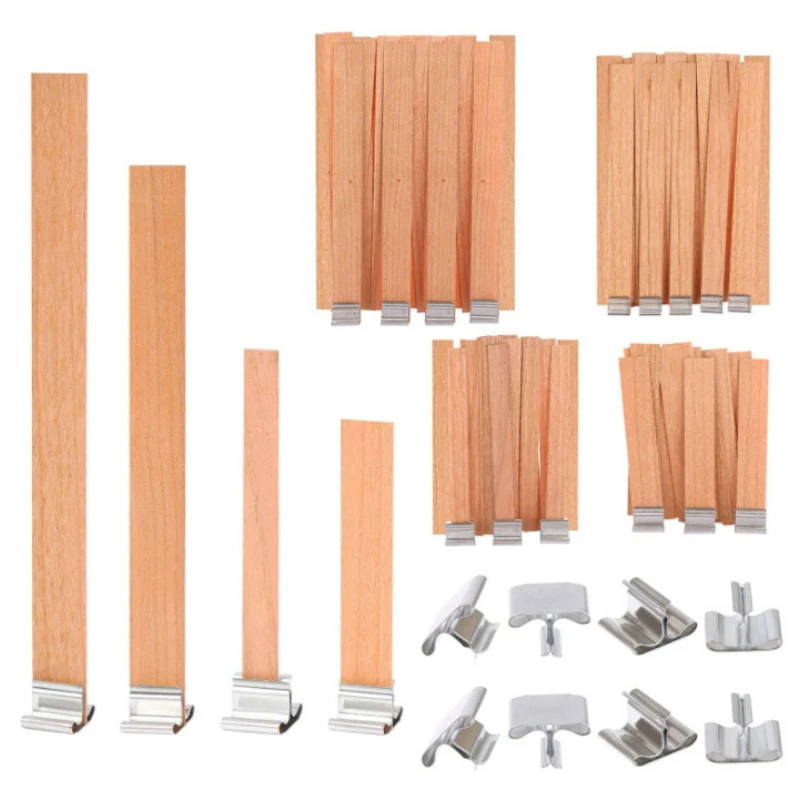 30 قطعة فتيل شمعة خشبية عالية  - مراجعة Candle Making Kit Beeswax وسعره