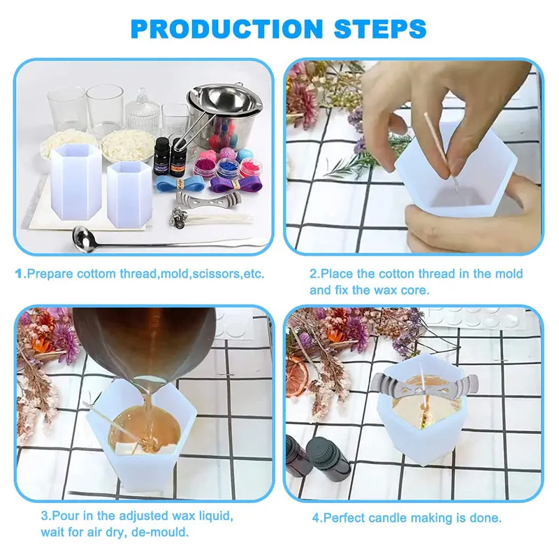 اسطوانة سيليكون شمعة قوالب الر - مراجعة Candle Making Wax Melter وسعره