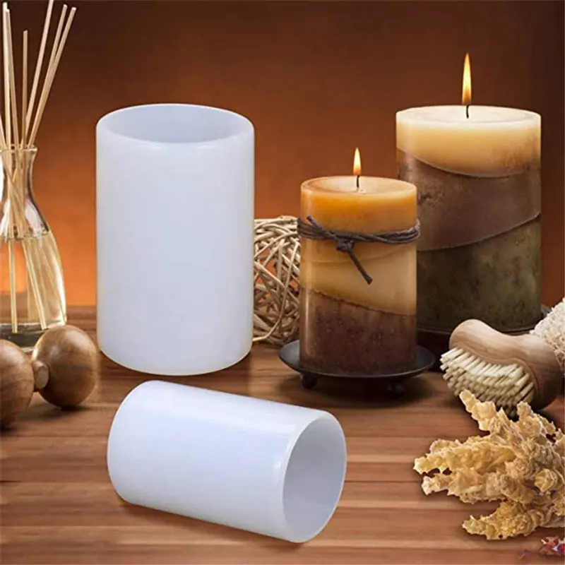 اسطوانة سيليكون شمعة قوالب الر - مراجعة Candle Making Wax Melter وسعره